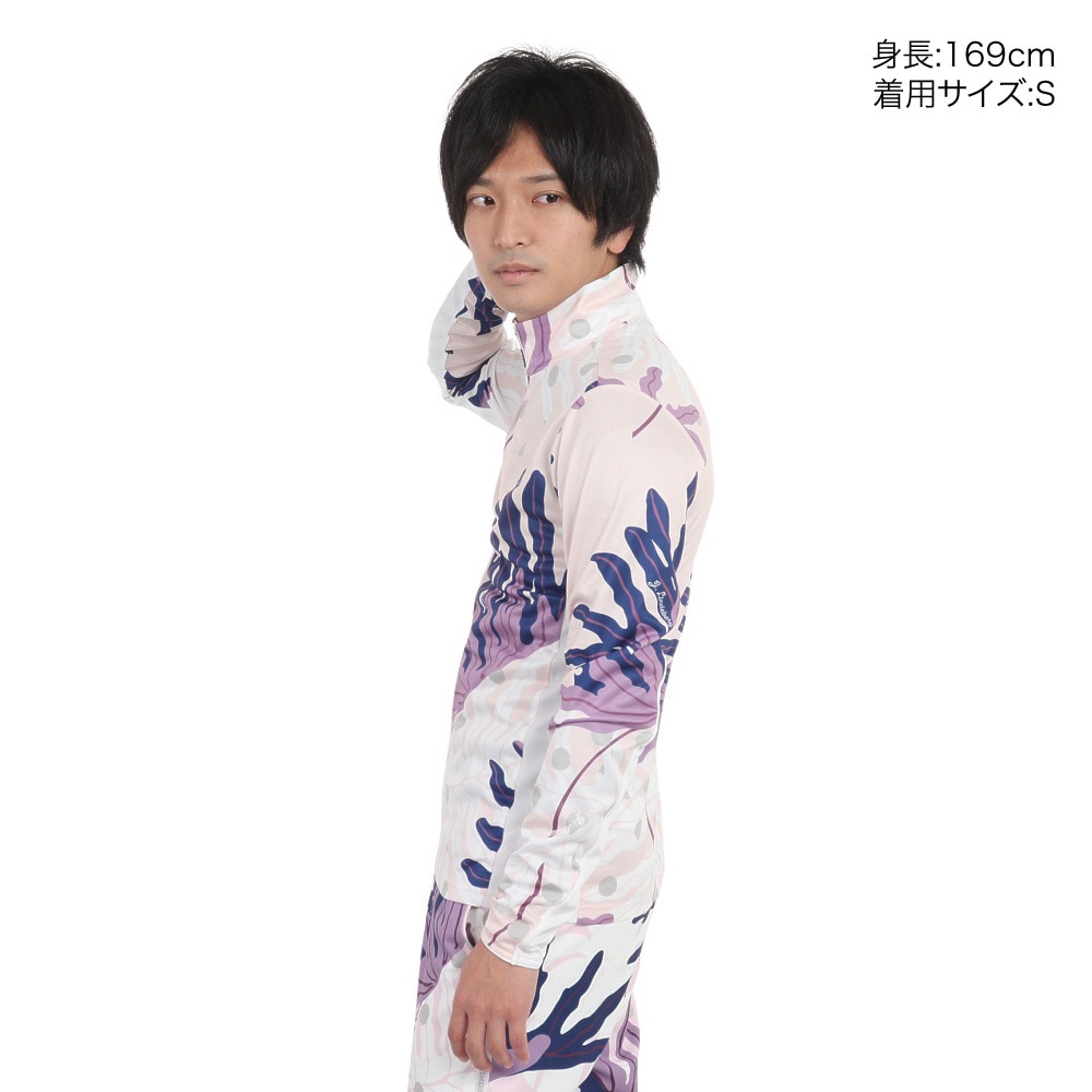 J.LINDEBERG（メンズ）ゴルフウェア アウター 速乾 軽量 Emanuel プリント ミッドレイヤー ジャケット 071-31210-072