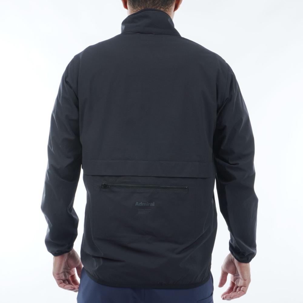 アドミラル ゴルフ（Admiral GOLF）（メンズ）ゴルフウェア アウター 撥水 パッカブル ストレッチ ジャケット ADMA401-BLK