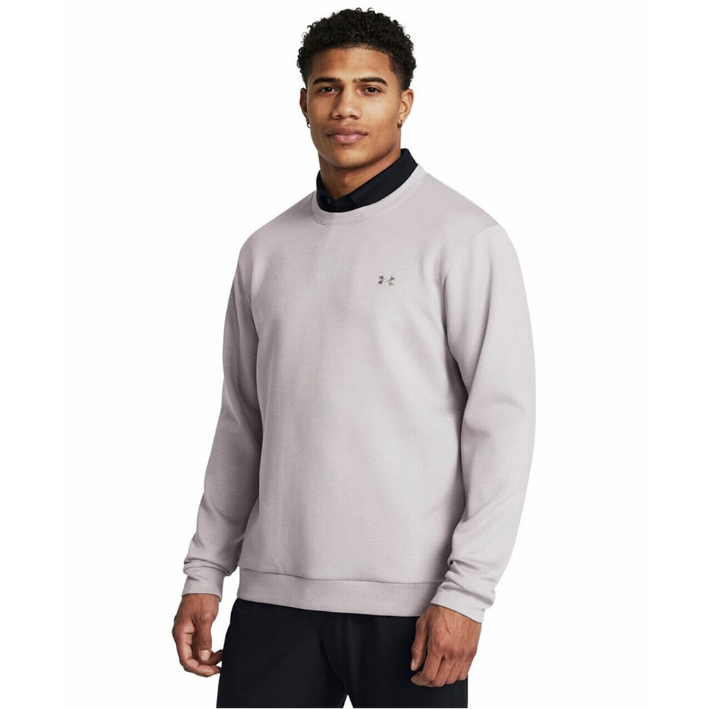アンダーアーマー（UNDER ARMOUR）（メンズ）ゴルフウェア アウター 速乾 Drive Midlayer クルーネックシャツ 1387122 015
