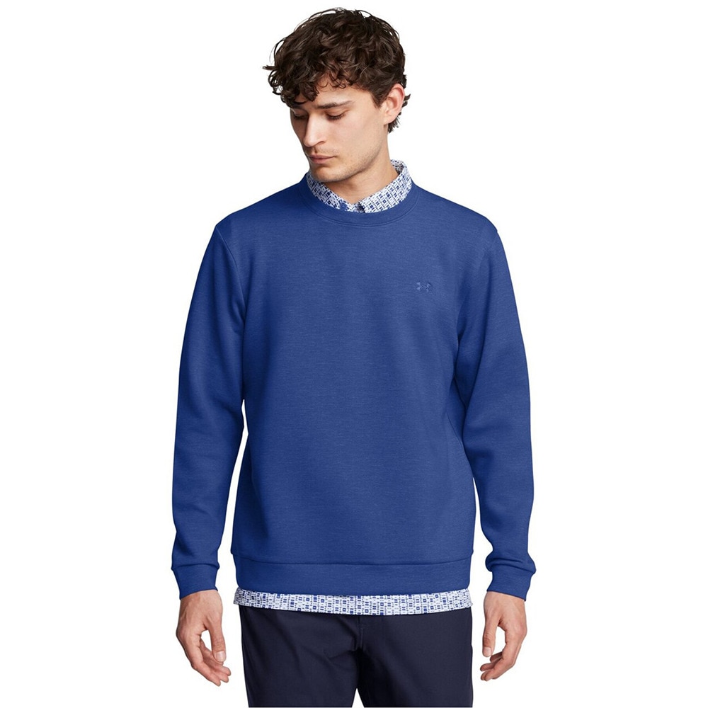 アンダーアーマー（UNDER ARMOUR）（メンズ）ゴルフウェア アウター 速乾 Drive Midlayer クルーネックシャツ 1387122 432