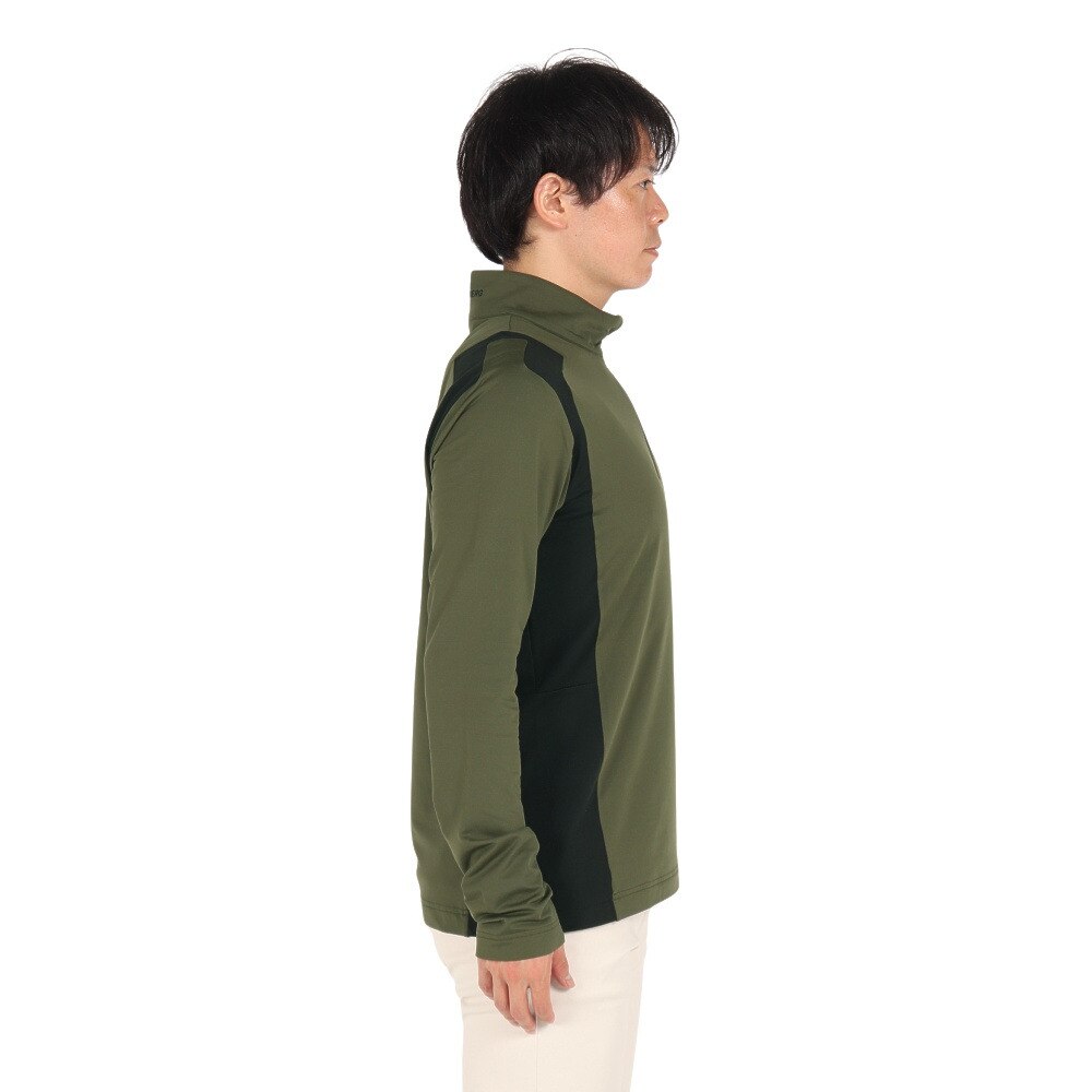 J.LINDEBERG（メンズ）ゴルフウェア アウター 軽量 速乾 ショルダーブリッジ ハーフジップ ミッドレイヤー 071-32919-028