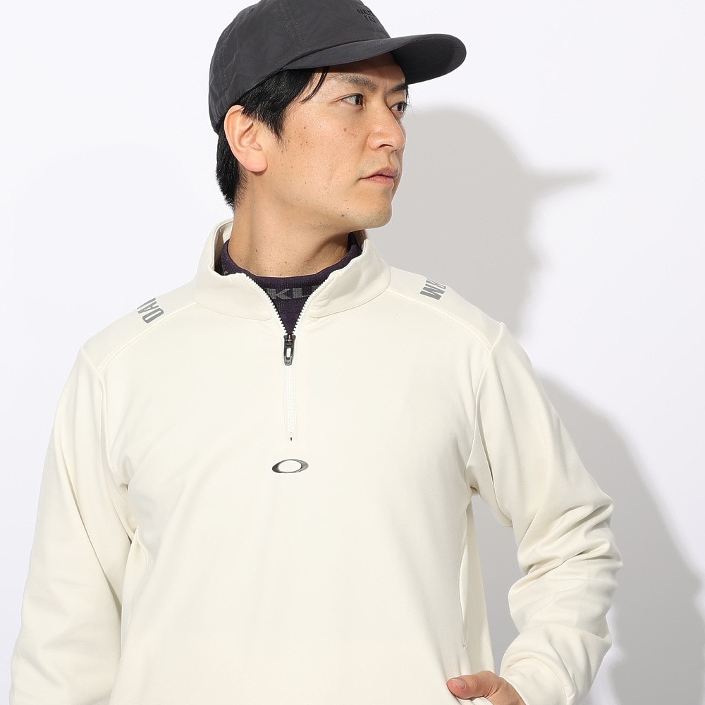 オークリー（OAKLEY）（メンズ）ゴルフウェア アウター STALWART CRESCENT ハーフジップ フリース FOA407319-10R