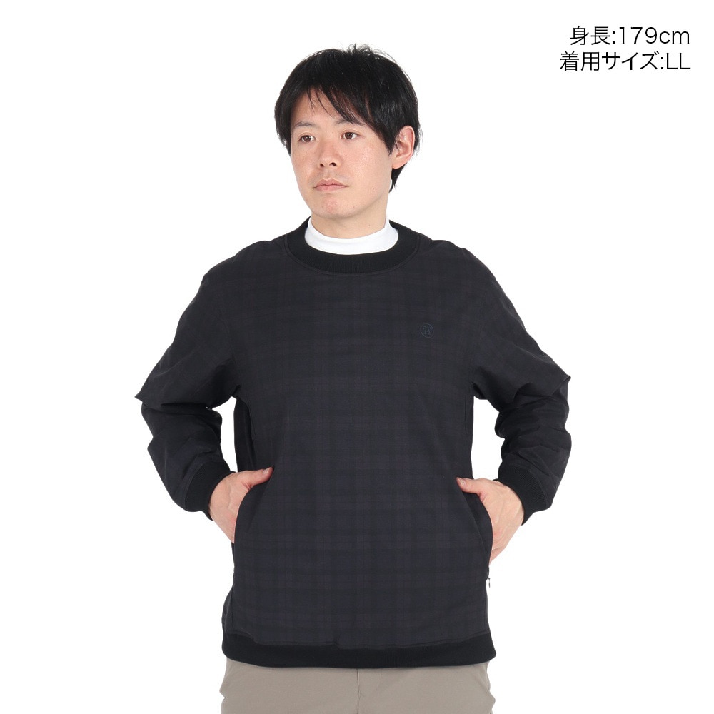 トミーアーマー（Tommy Armour）（メンズ）ゴルフウェア アウター 撥水 プルオーバー ピステ TADK24F010001 BLK