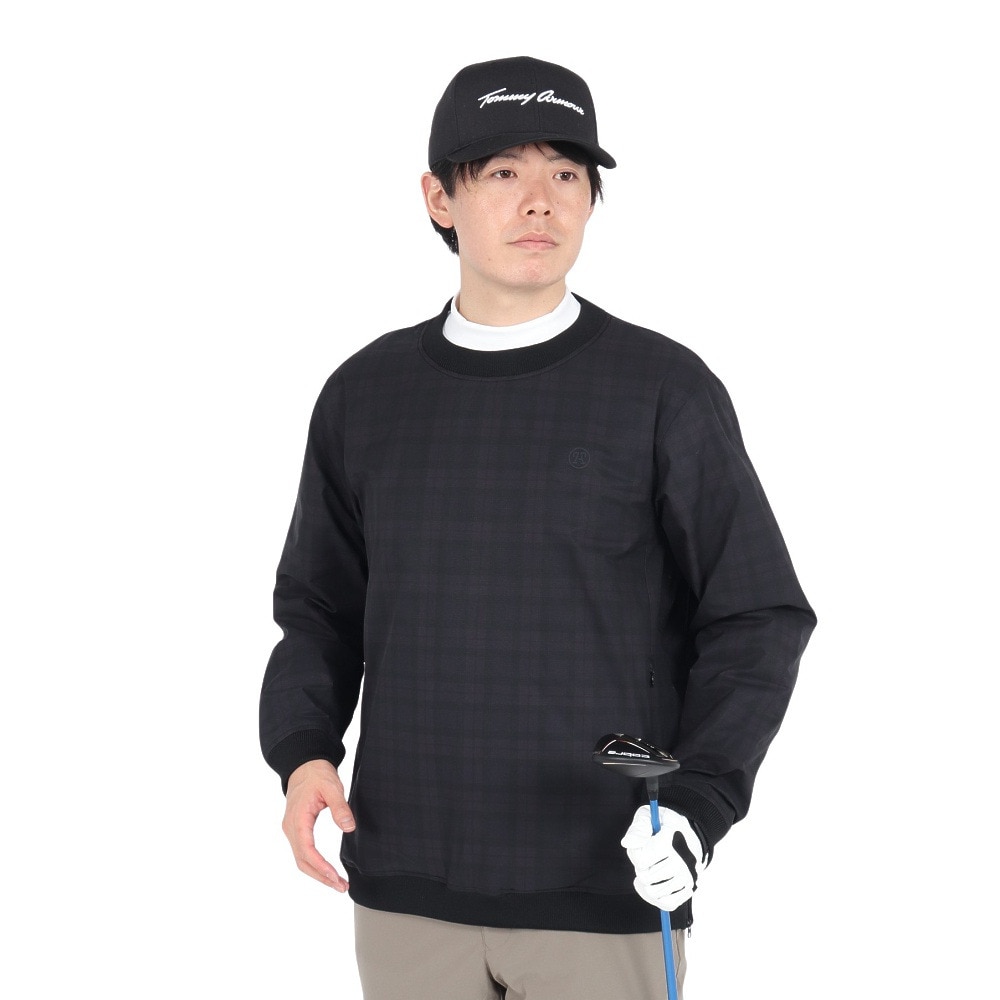 トミーアーマー（Tommy Armour）（メンズ）ゴルフウェア アウター 撥水 プルオーバー ピステ TADK24F010001 BLK