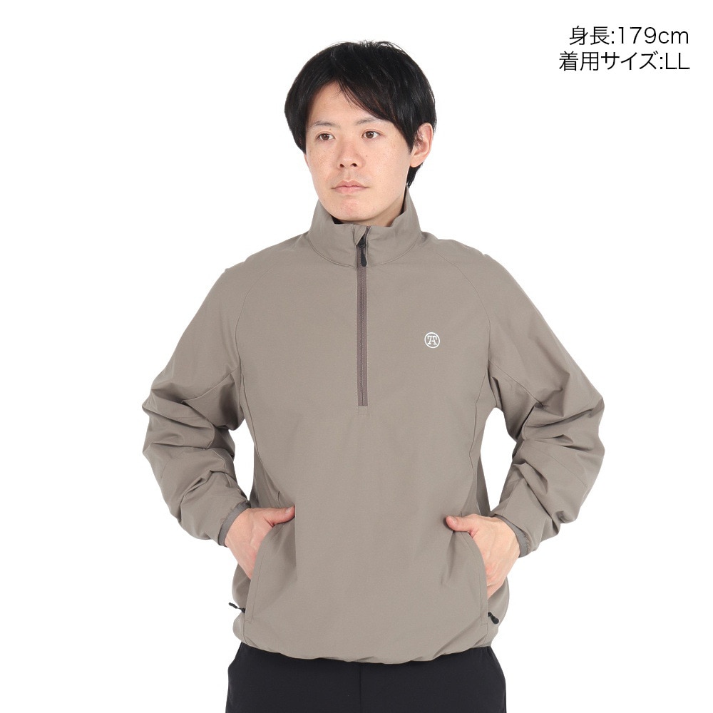 トミーアーマー（Tommy Armour）（メンズ）ゴルフウェア アウター 撥水 裏起毛 3Dプルオーバー TATSV24F010004 KHK
