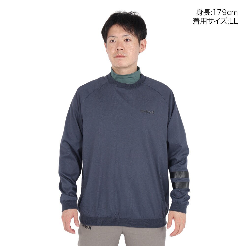 ハーレー（HURLEY）（メンズ）ゴルフウェア アウター UVカット PHANTOM ウーブン プルオーバー 24XBOMBR008-ANVY