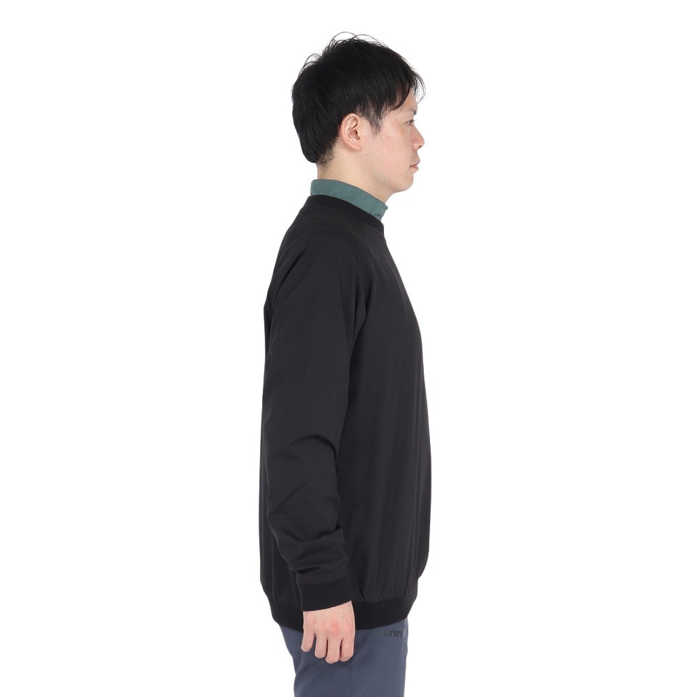 ハーレー（HURLEY）（メンズ）ゴルフウェア アウター UVカット PHANTOM ウーブン プルオーバー 24XBOMBR008-BLK
