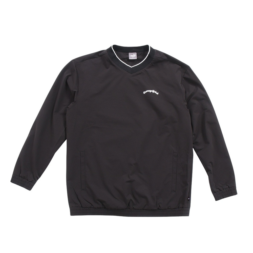 プーマ（PUMA）（メンズ）ゴルフウェア アウター Vネック ウィンドピステ 631657-01