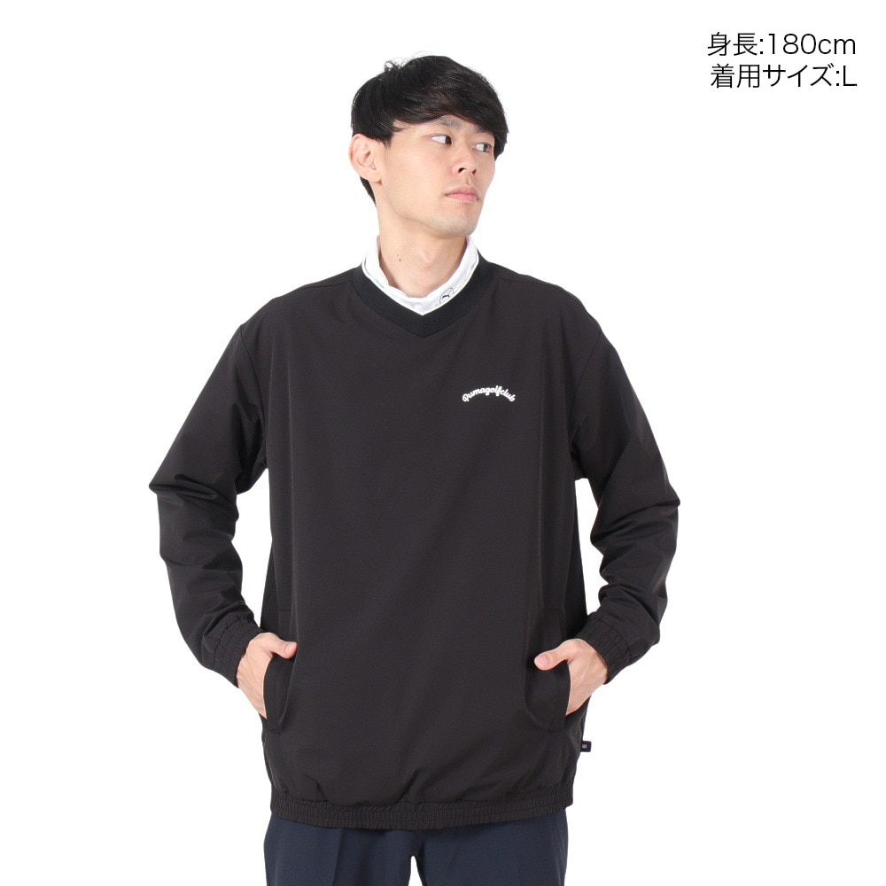 プーマ（PUMA）（メンズ）ゴルフウェア アウター Vネック ウィンドピステ 631657-01