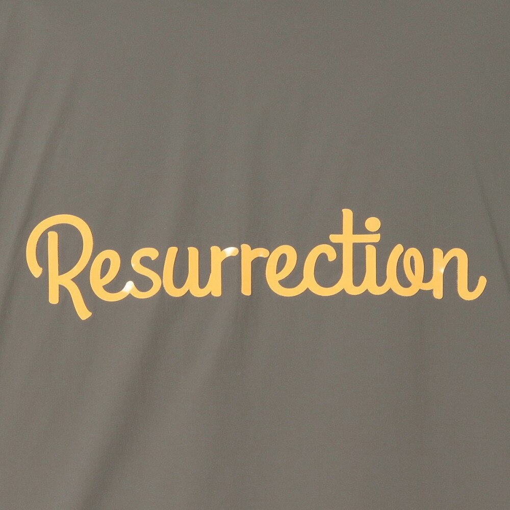 レザレクション（Resurrection）（メンズ）ゴルフウェア アウター 軽量 保温 ウィンドブロックボア クルーネック 長袖シャツ BD34OU29-M KHK