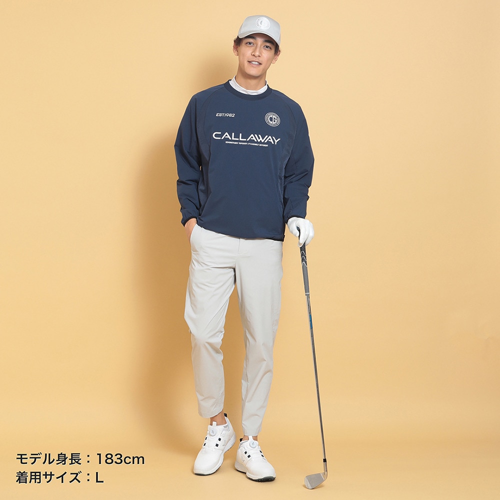 キャロウェイ（CALLAWAY）（メンズ）ゴルフウェア アウター 8WAYストレッチ クルーネックブルゾン C25115101-1120