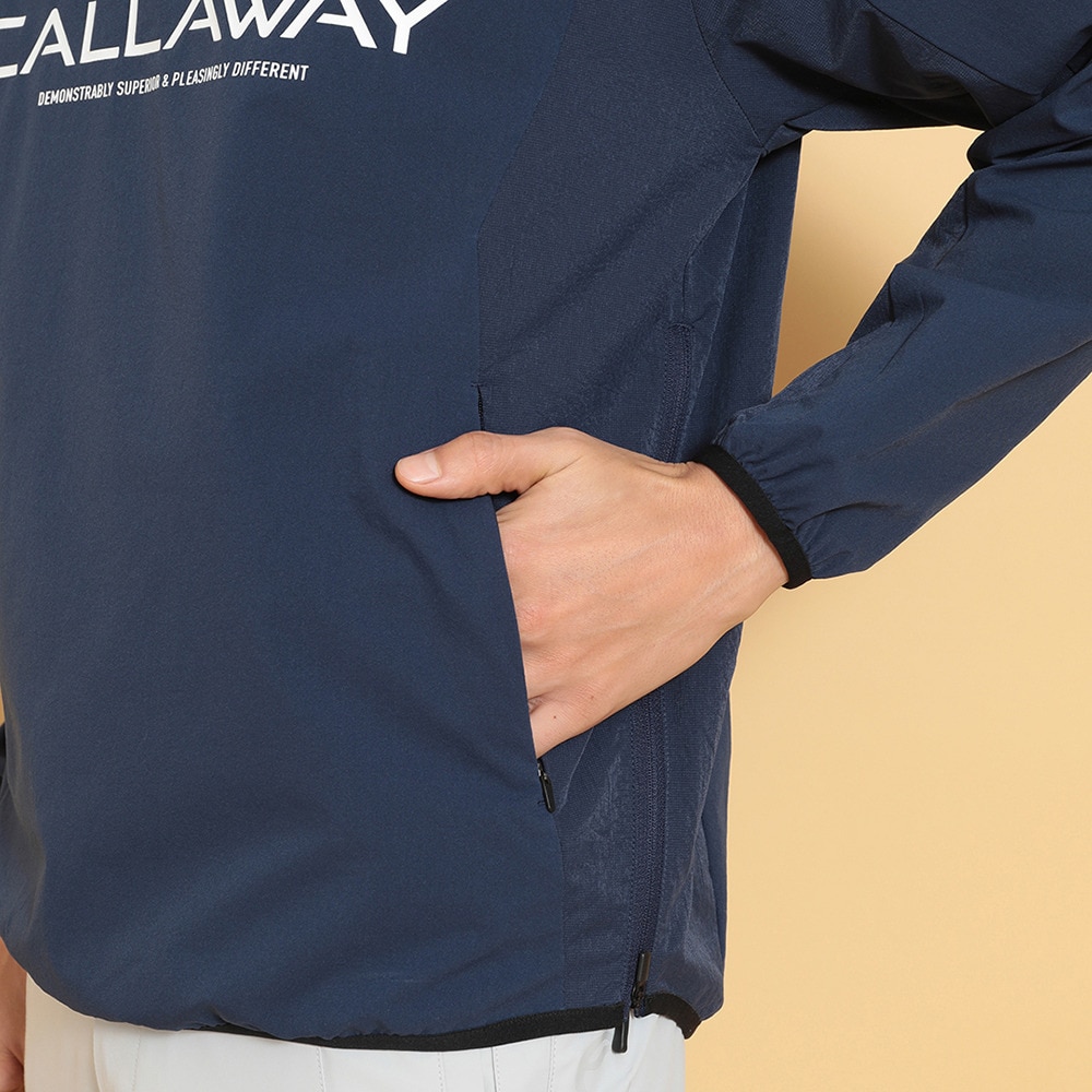 キャロウェイ（CALLAWAY）（メンズ）ゴルフウェア アウター 8WAYストレッチ クルーネックブルゾン C25115101-1120
