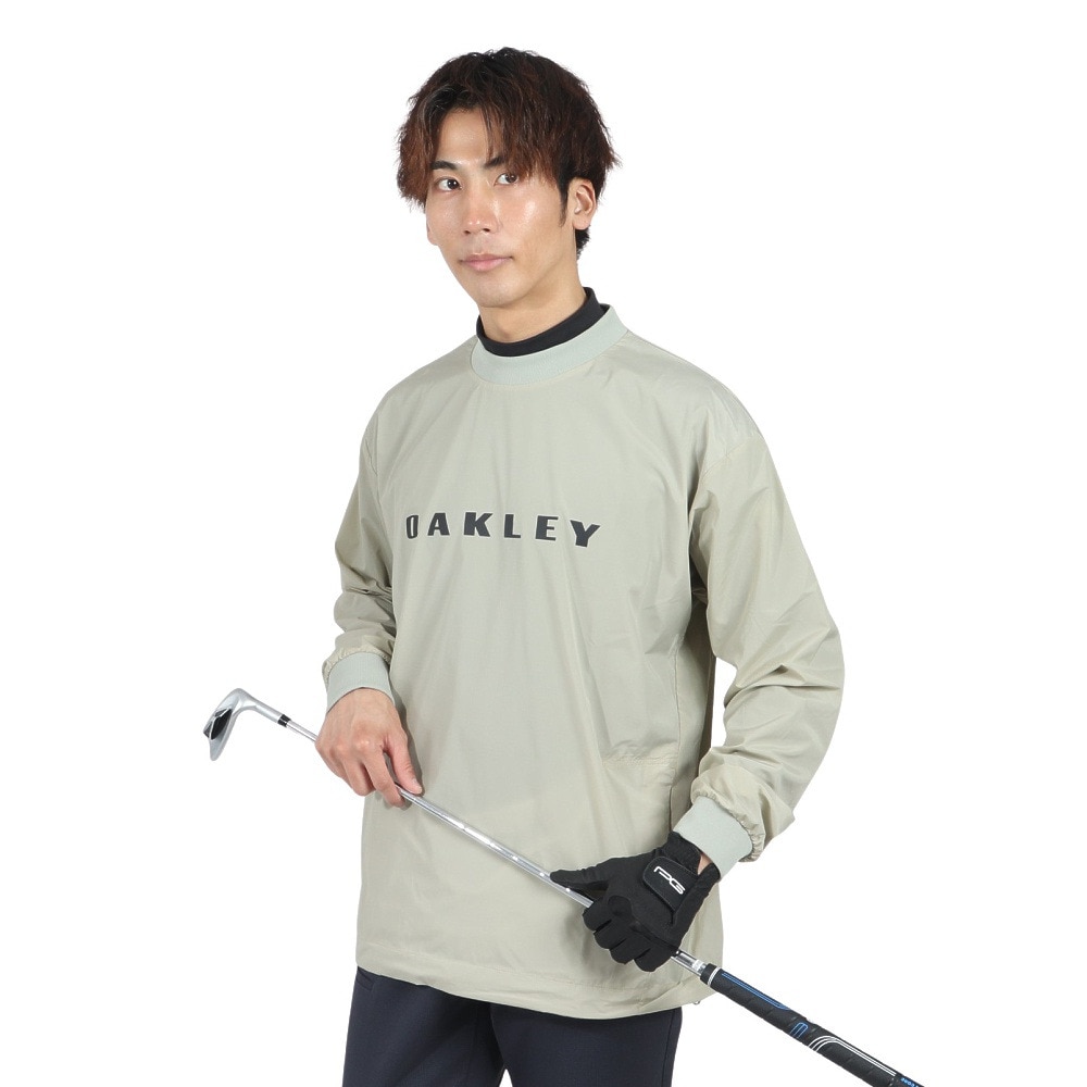 オークリー（OAKLEY）（メンズ）ゴルフウェア アウター 撥水 防風 プルオーバー LT ジャケット FOA407597-89C