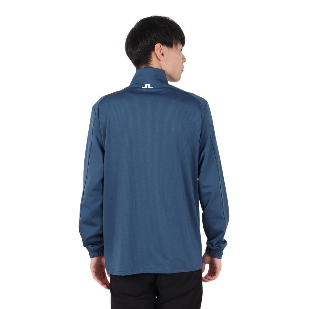 J.LINDEBERG（メンズ）ゴルフウェア アウター 吸水速乾 長袖 プルオーバージャケット Olof Tech Mid Layer 071-33111-097