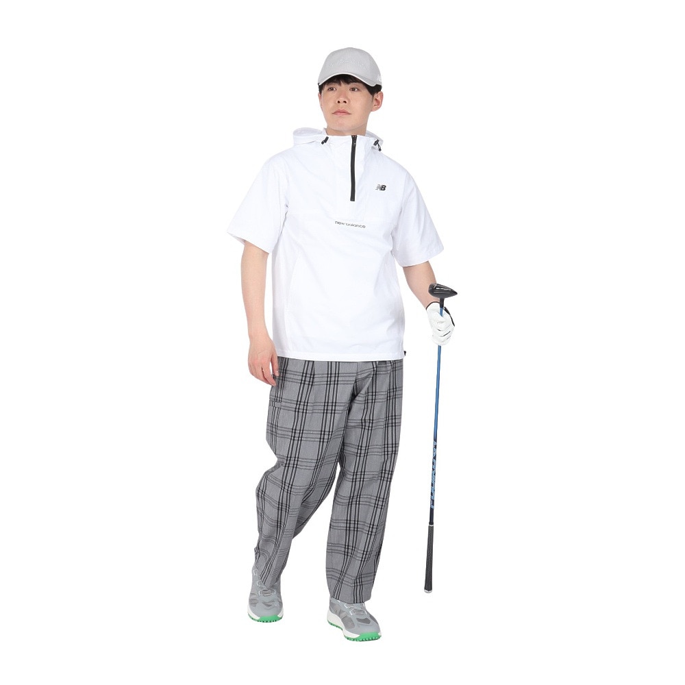 ニューバランス（new balance）（メンズ）ゴルフウェア ハーフジップ プルオーバー フーディー 012-5121001-030