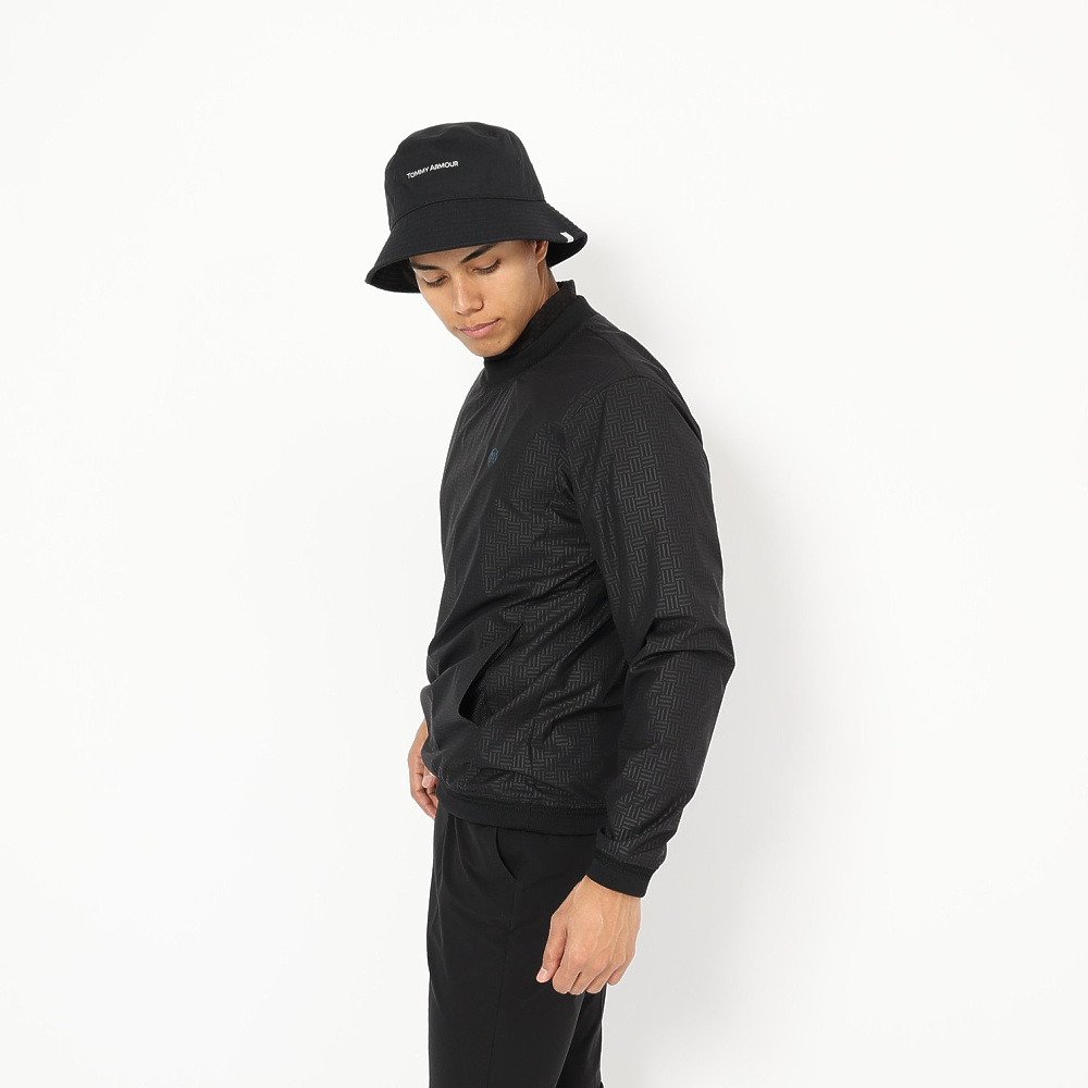 トミーアーマー（Tommy Armour）（メンズ）ゴルフウェア アウター 防風 エンボスタフタスニードジャック ジャケット TATSV26S010011 BLK