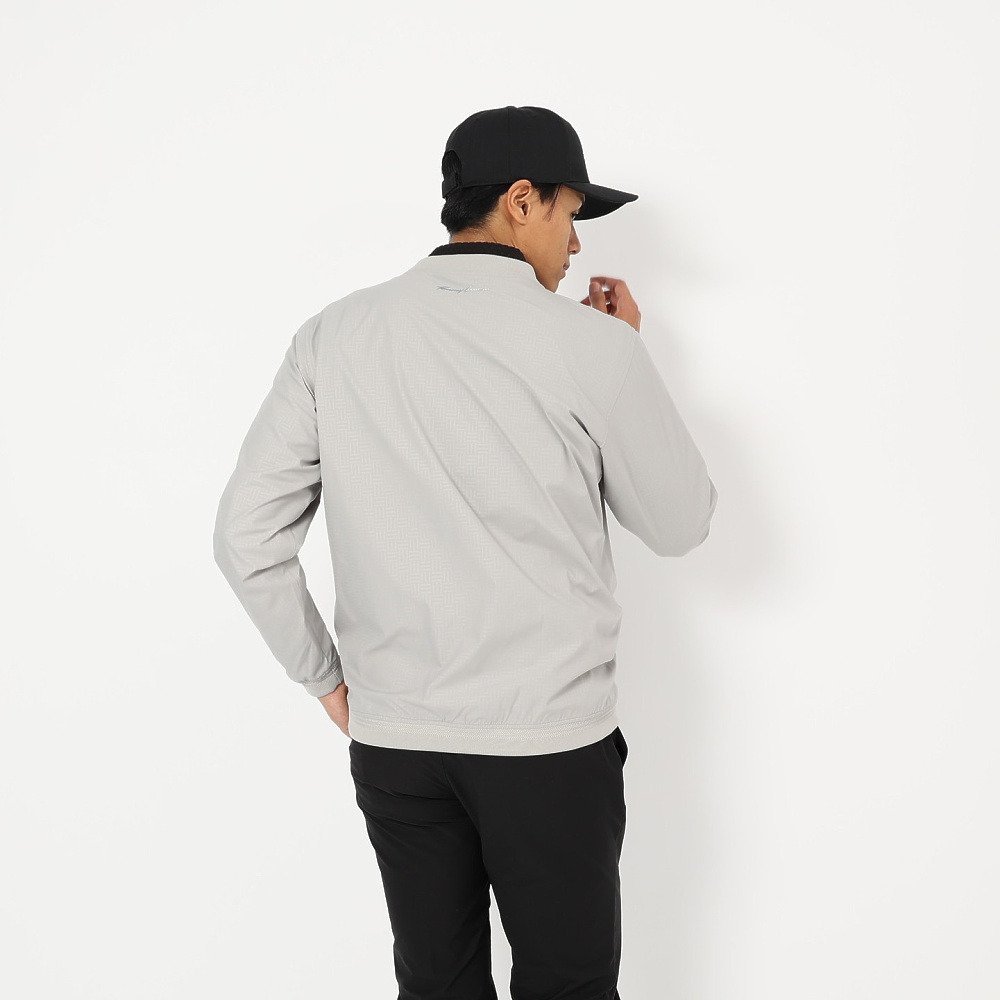 トミーアーマー（Tommy Armour）（メンズ）ゴルフウェア アウター 防風 エンボスタフタスニードジャック ジャケット TATSV26S010011 GRY