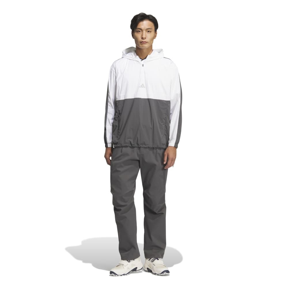 アディダス（adidas）（メンズ）ゴルフウェア アウター BTC クオータージップ フード プルオーバー 長袖 JUW87-JM9597 W