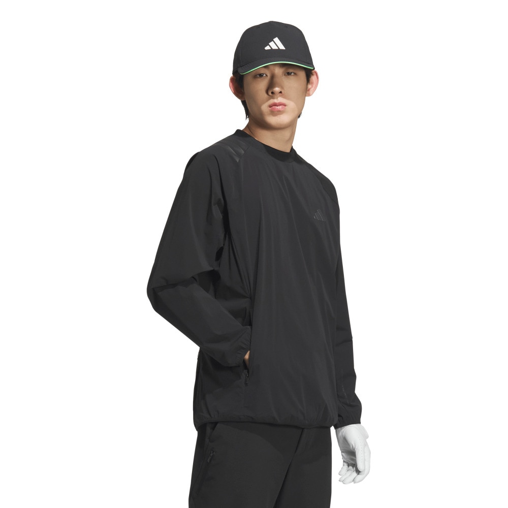 アディダス（adidas）（メンズ）ゴルフウェア クルー ジャケット JVU99-JM2942 BLK
