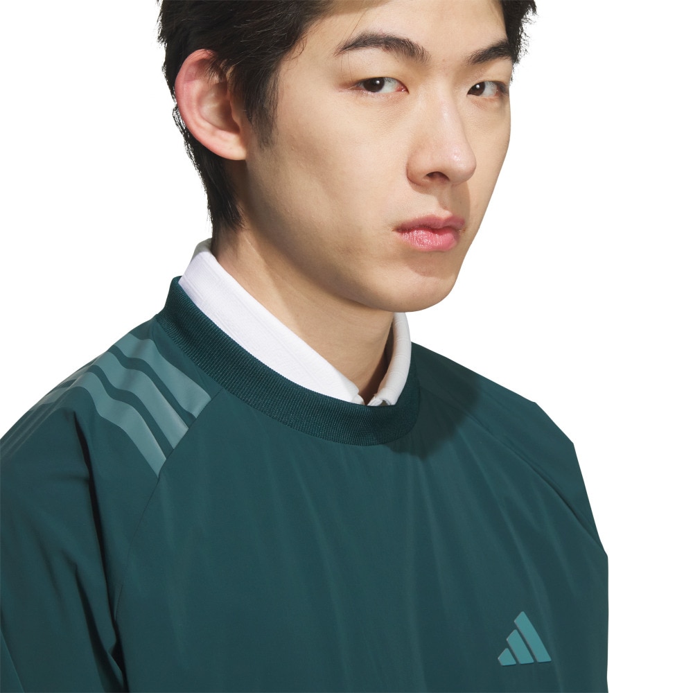 アディダス（adidas）（メンズ）ゴルフウェア クルー ジャケット JVU99-JM2943 DGRN