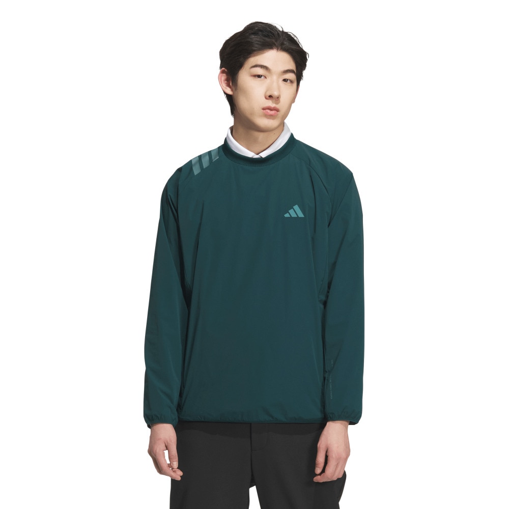 アディダス（adidas）（メンズ）ゴルフウェア クルー ジャケット JVU99-JM2943 DGRN