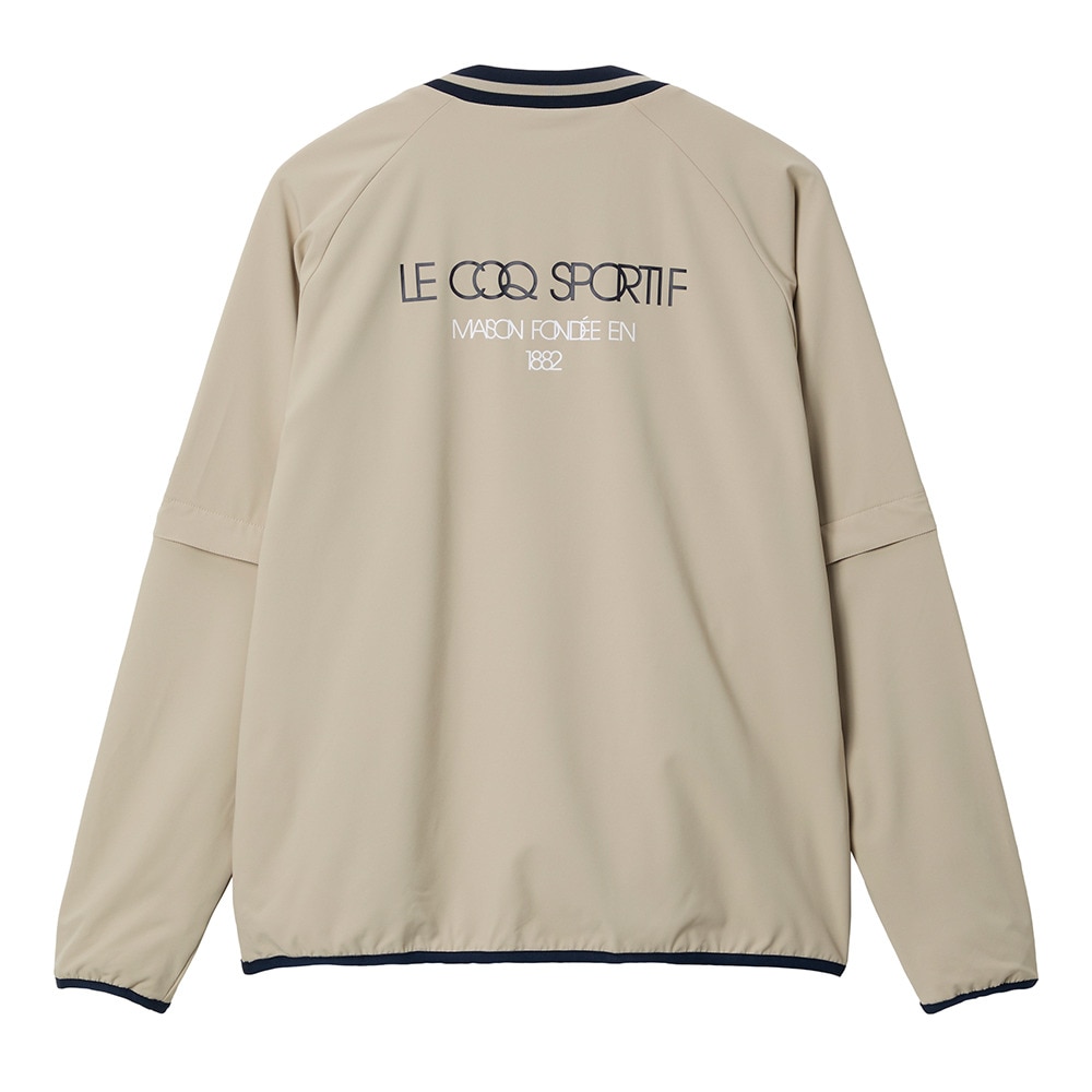 ルコックスポルティフ（lecoqsportif）（メンズ）ゴルフウェア 2WAYプルオーバー LG5FWB03M BG00