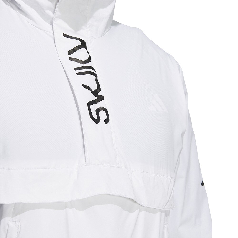 アディダス(adidas)(メンズ)ゴルフウェア アウター WIND. RDY 防風 撥水ワーディング アノラック MKS26-HY0957WH
