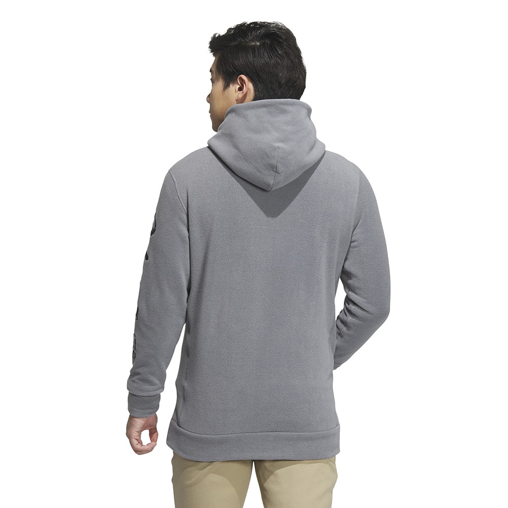 アディダス（adidas）（メンズ）ゴルフウェア EPW グラフィック フリース 長袖フーディー MKS30-HY0945GRY