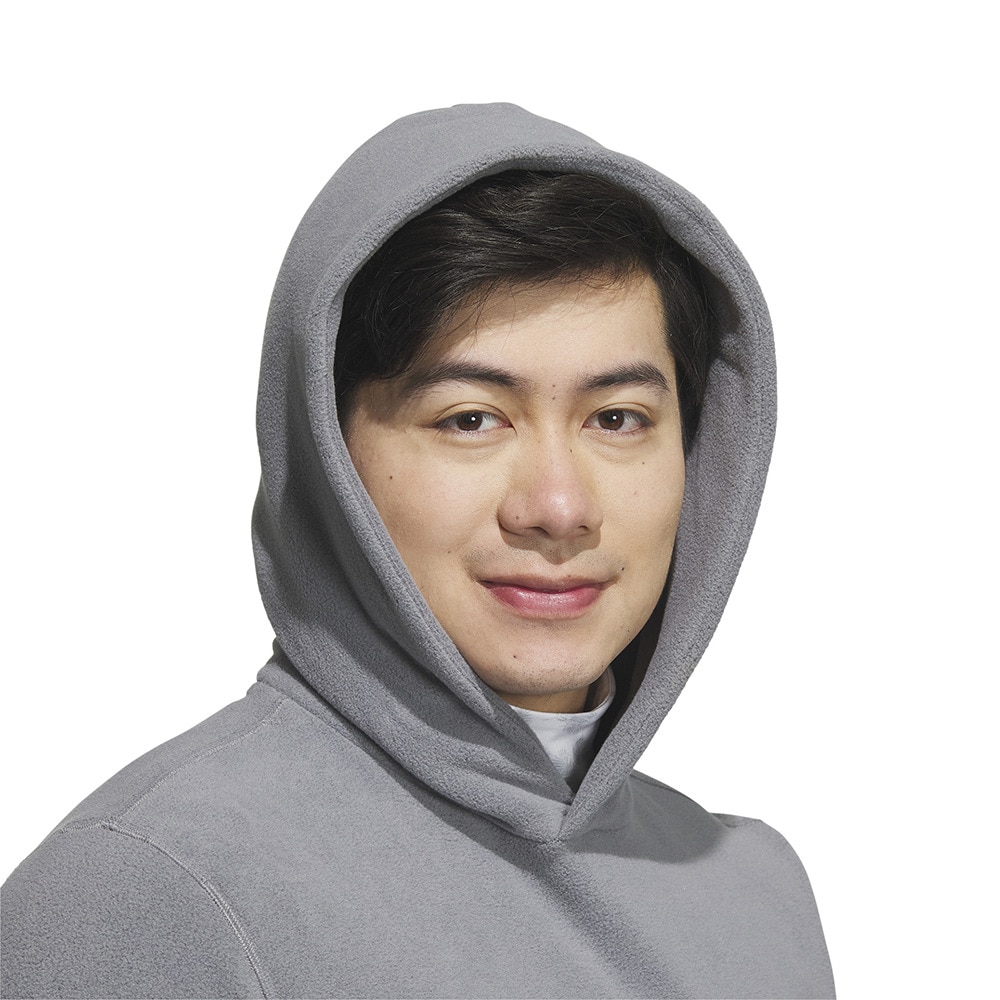 アディダス（adidas）（メンズ）ゴルフウェア EPW グラフィック フリース 長袖フーディー MKS30-HY0945GRY