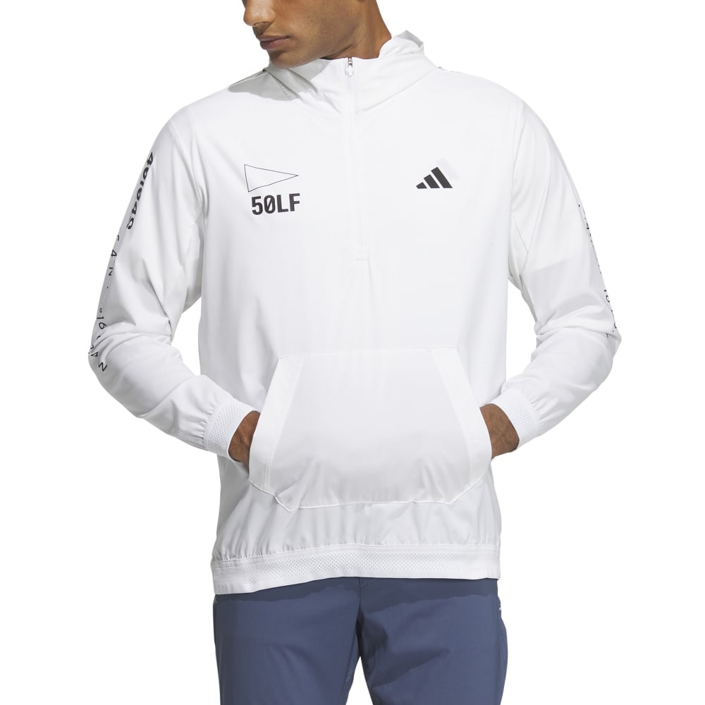 アディダス（adidas）（メンズ）ゴルフウェア アウター パーカー HEAT.RDYストレッチアノラックフーディー IKK82-IN9005W★★★