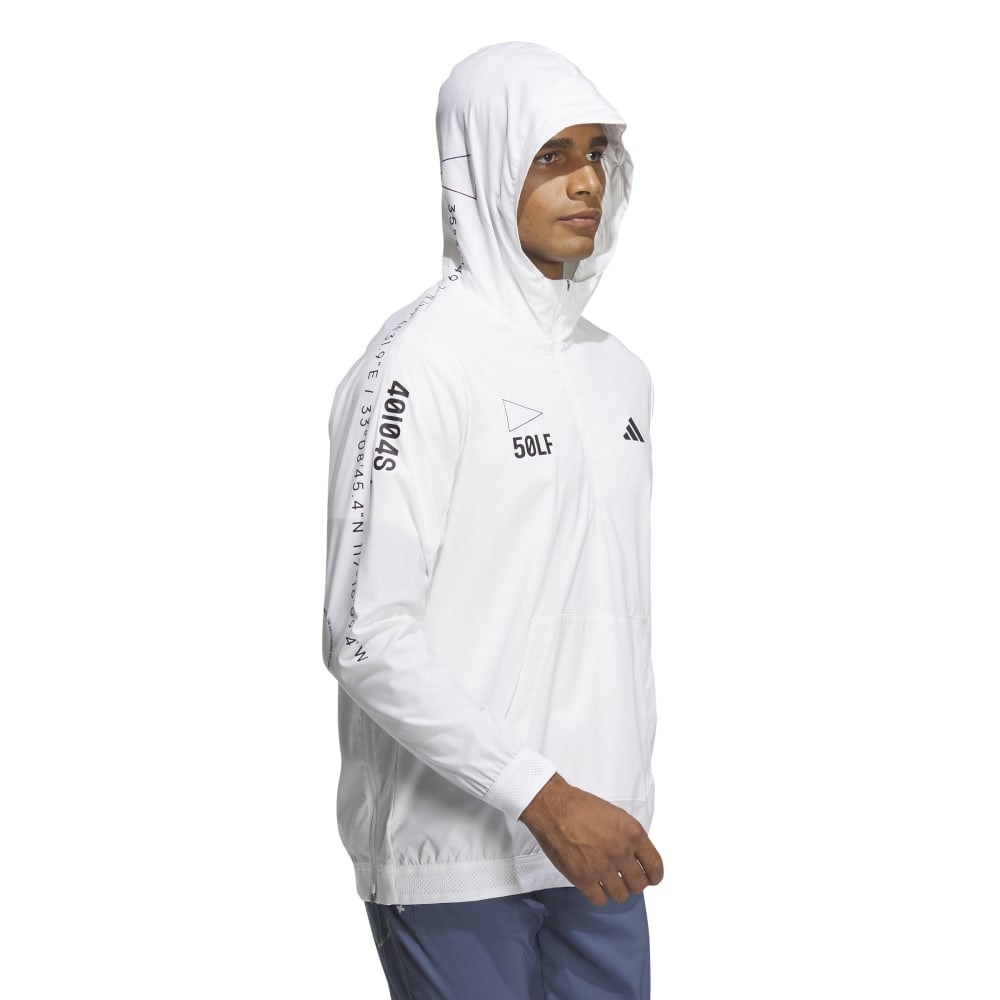 アディダス（adidas）（メンズ）ゴルフウェア アウター パーカー HEAT.RDYストレッチアノラックフーディー IKK82-IN9005W★★★