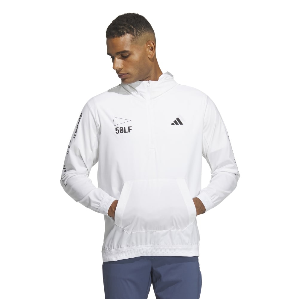 アディダス（adidas）（メンズ）ゴルフウェア アウター パーカー HEAT.RDYストレッチアノラックフーディー IKK82-IN9005W★★★