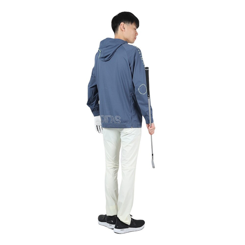 アディダス（adidas）（メンズ）ゴルフウェア アウター パーカー HEAT.RDYストレッチアノラックフーディー IKK82-IN9006NVY