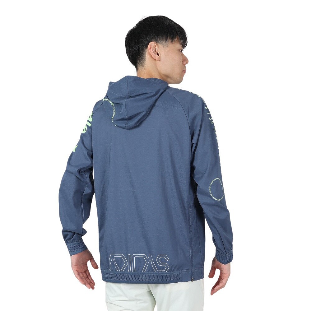 アディダス（adidas）（メンズ）ゴルフウェア アウター パーカー HEAT.RDYストレッチアノラックフーディー IKK82-IN9006NVY