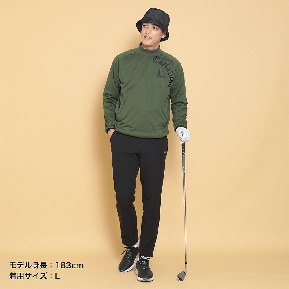キャロウェイ（CALLAWAY）（メンズ）ゴルフウェア アウター 軽量 スターストレッチモックネックブルゾン C24215107-1180