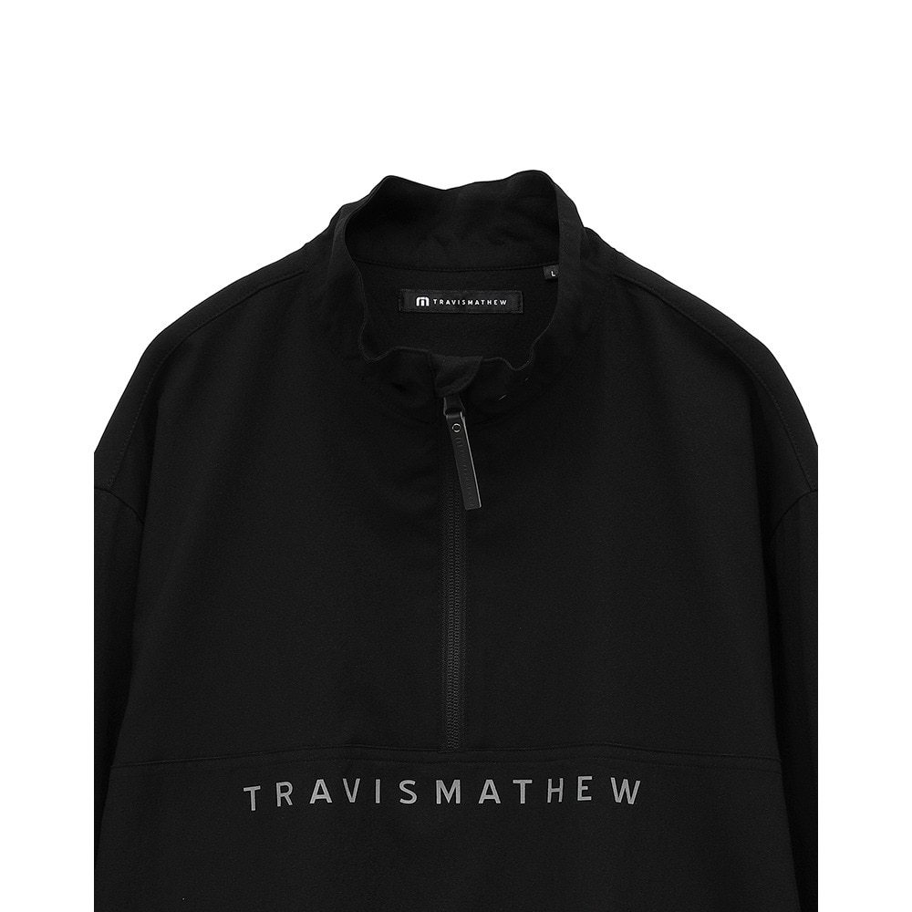 トラヴィスマシュー（Travis Mathew）（メンズ）ゴルフウェア アウター 撥水 クォータージップジャケット 7AL003-0BLK
