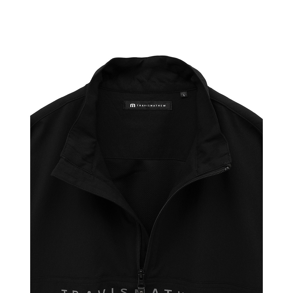 トラヴィスマシュー（Travis Mathew）（メンズ）ゴルフウェア アウター 撥水 クォータージップジャケット 7AL003-0BLK