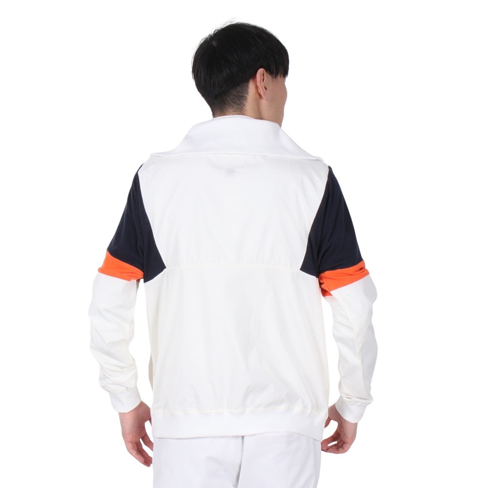 クランク（CLUNK）（メンズ）ゴルフウェア アウター ハーフジップ ウィンドウ プルオーバー ジャケット CL5QTY51 WHT