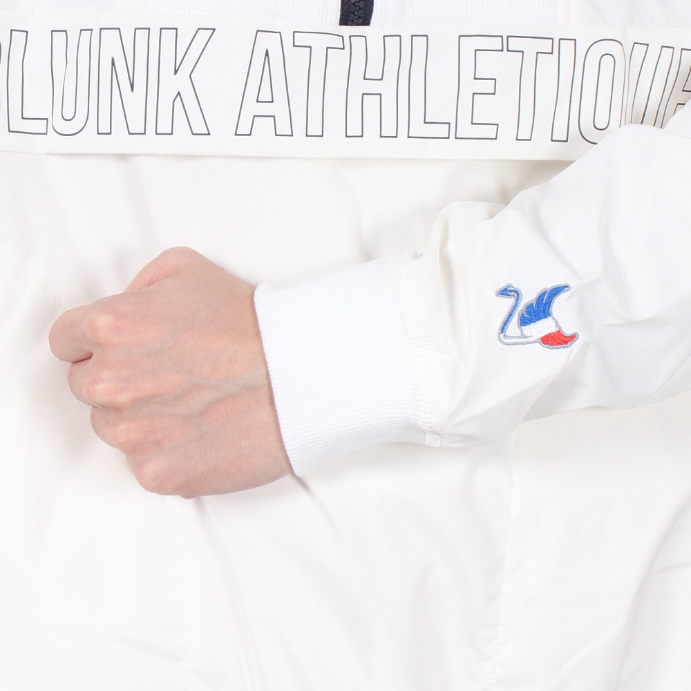 クランク（CLUNK）（メンズ）ゴルフウェア アウター ハーフジップ ウィンドウ プルオーバー ジャケット CL5QTY51 WHT