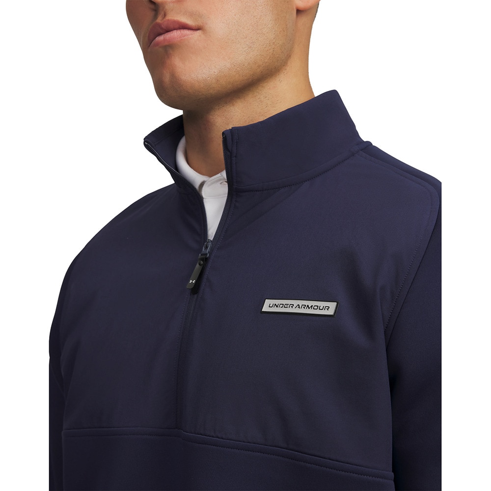 アンダーアーマー（UNDER ARMOUR）（メンズ）ゴルフウェア アウター Drive Pro Hybrid  中綿 ハーフジップジャケット 6005666 410
