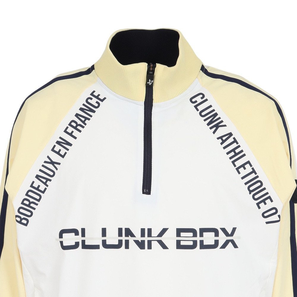 クランク（CLUNK）（メンズ）ゴルフウェア 長袖 フルダルハーフジップ 