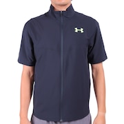 アンダーアーマー（UNDER ARMOUR）（メンズ）ゴルフウェア サマーウーブン ショートスリーブ フルジップ ジャケット 1371915 002