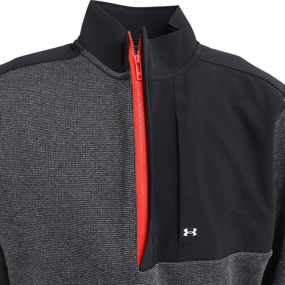 アンダーアーマー（UNDER ARMOUR）（メンズ）ゴルフウェア ハーフジップ 保温 速乾性 軽量 撥水 ストーム セーターフリース 1373415 001★★★