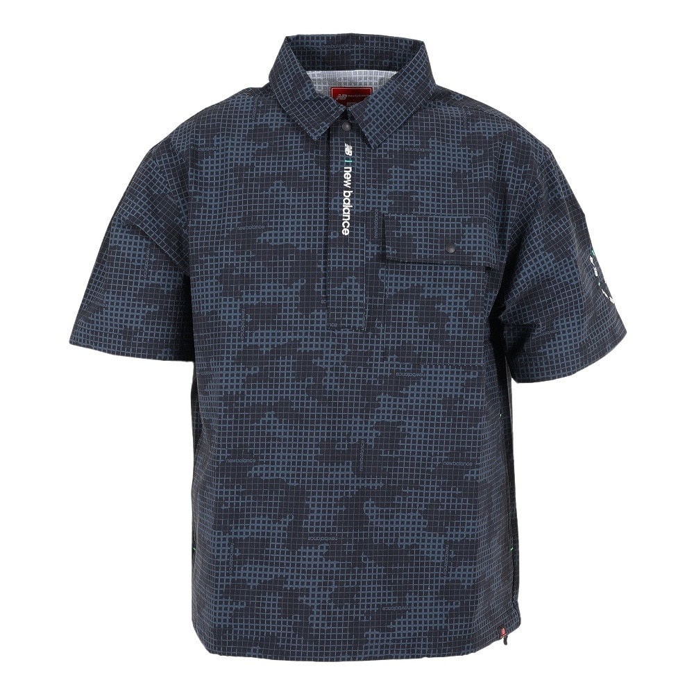 ニューバランス（new balance）（メンズ）ゴルフウェア アウター 半袖 HALF SLEEVE SHIRT OUTER 012-3168001-010