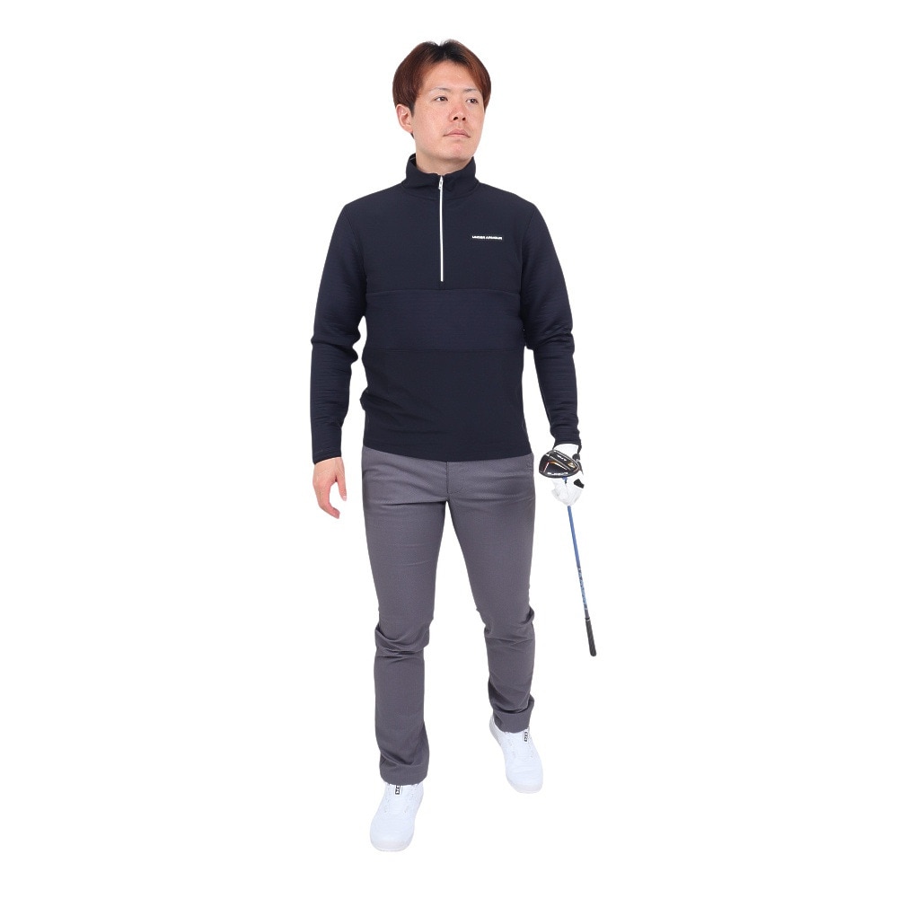 アンダーアーマー（UNDER ARMOUR）（メンズ）ゴルフウェア アウター ストーム デイトナ 1/2ジップ ジャケット 1379723 001