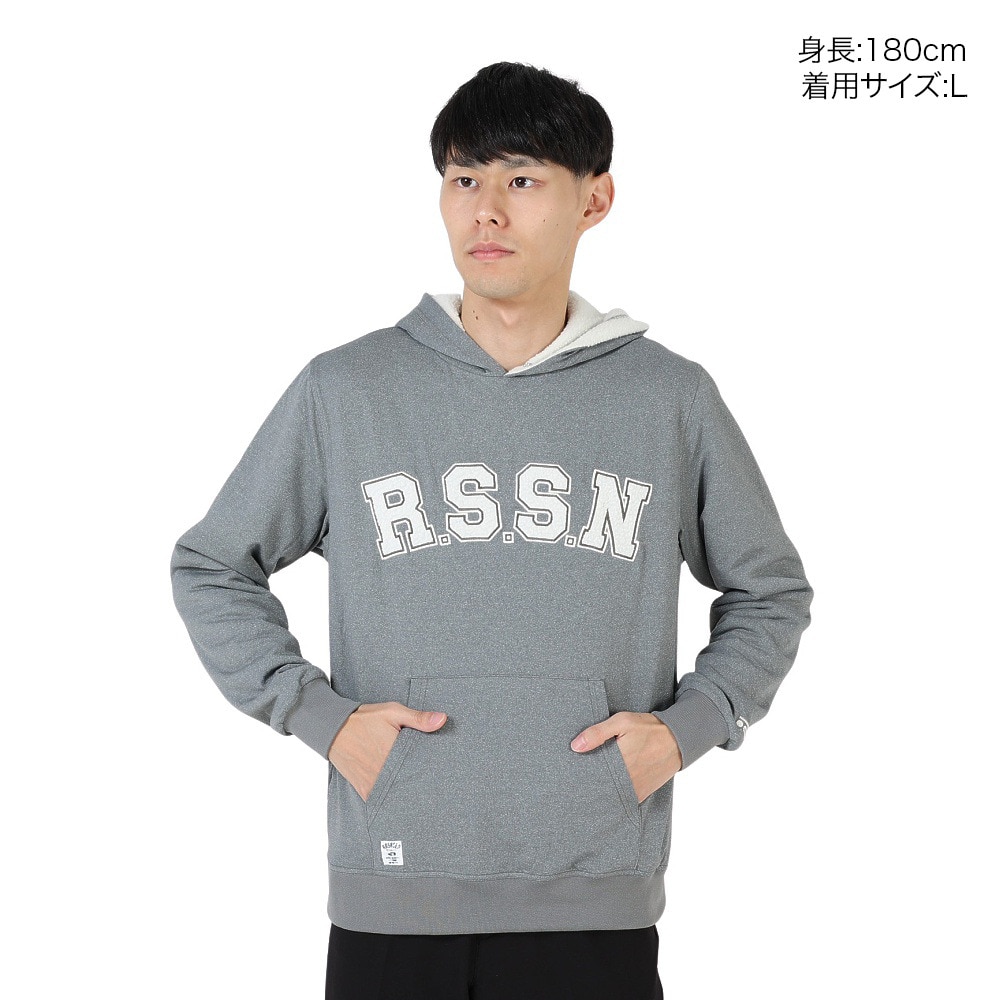 ROSASEN（メンズ）ゴルフウェア パーカー A-Line リバーシブルボアパーカー 047-32011-014
