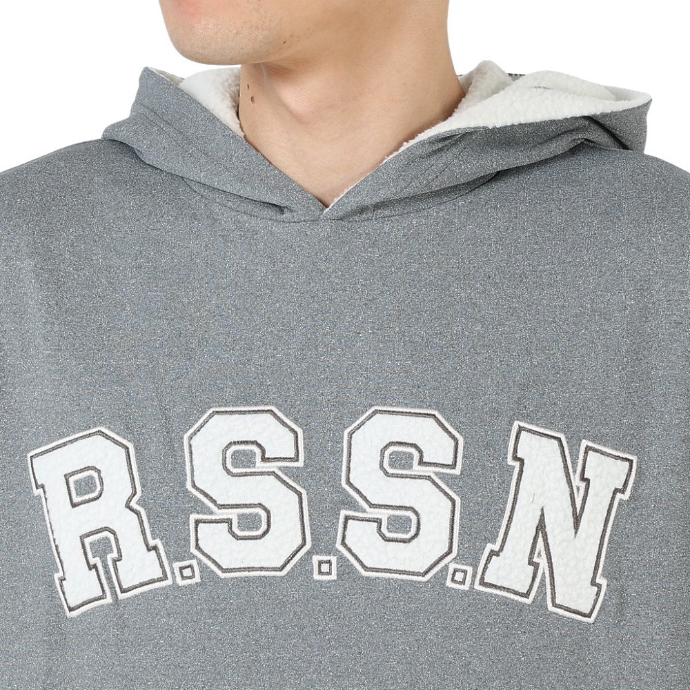ROSASEN（メンズ）ゴルフウェア パーカー A-Line リバーシブルボアパーカー 047-32011-014