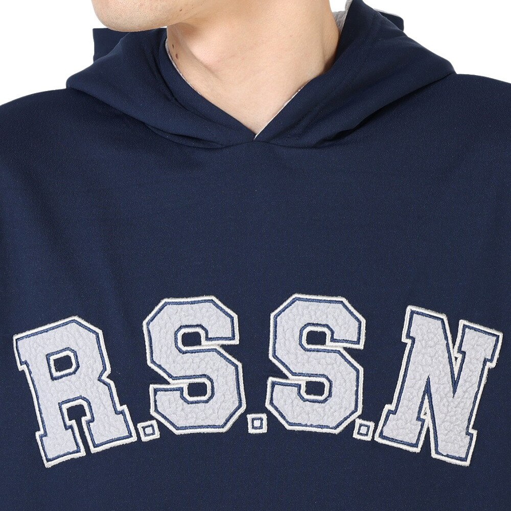 ROSASEN（メンズ）ゴルフウェア パーカー A-Line リバーシブルボアパーカー 047-32011-098