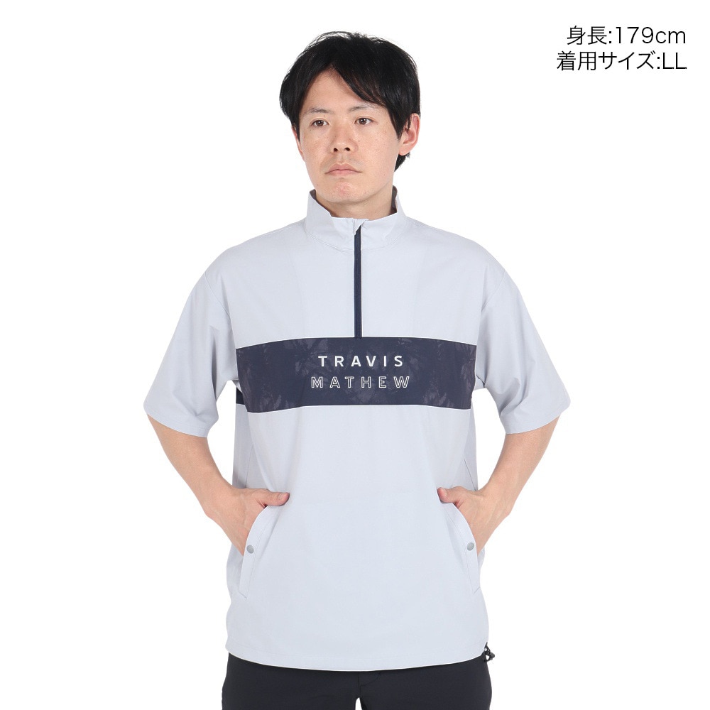 トラヴィスマシュー（Travis Mathew）（メンズ）ゴルフウェア アウター クォーター ジップジャケット 7AK005-0MCR