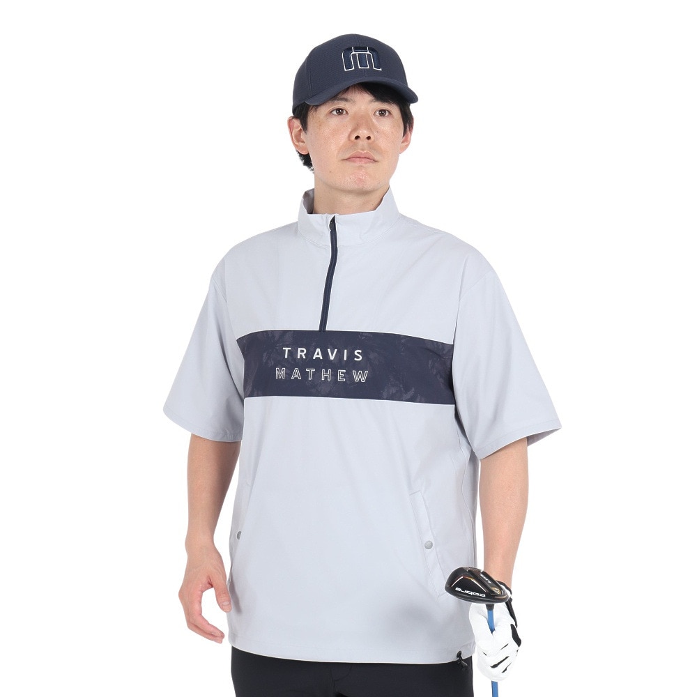 トラヴィスマシュー（Travis Mathew）（メンズ）ゴルフウェア アウター クォーター ジップジャケット 7AK005-0MCR